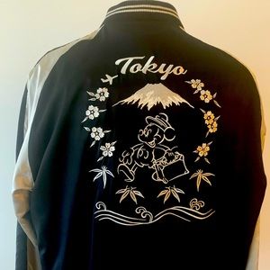 Disney X Uniqlo Mickey Travels Satin Bomber